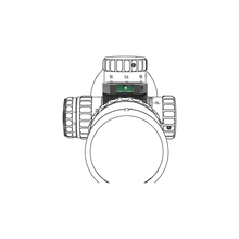 Load image into Gallery viewer, X-ACCU 34mm Quick-flip Turret Mark Magnifier Mount Ring with Level Bubble