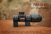 Load image into Gallery viewer, T-Eagle 2X28 RG Scope 30mm tube (1.25")