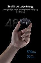 Load image into Gallery viewer, Nextorch WL14 500 Lumens Rechargeable Mini Tactical Light