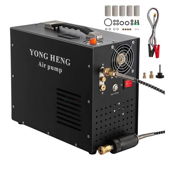 Compressor 250bar 12v/220v with auto shut off