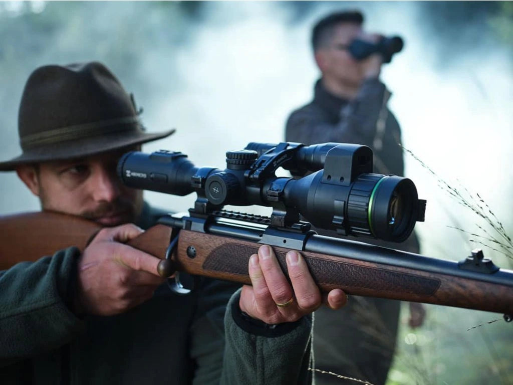 HikMicro Alpex 4K A50EL LRF DAY/Night Vision Rifle Scope with infrared Illuminator & applied ballistics