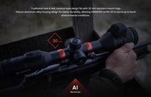 Load image into Gallery viewer, HikMicro Alpex 4K A50EL LRF DAY/Night Vision Rifle Scope with infrared Illuminator &amp; applied ballistics
