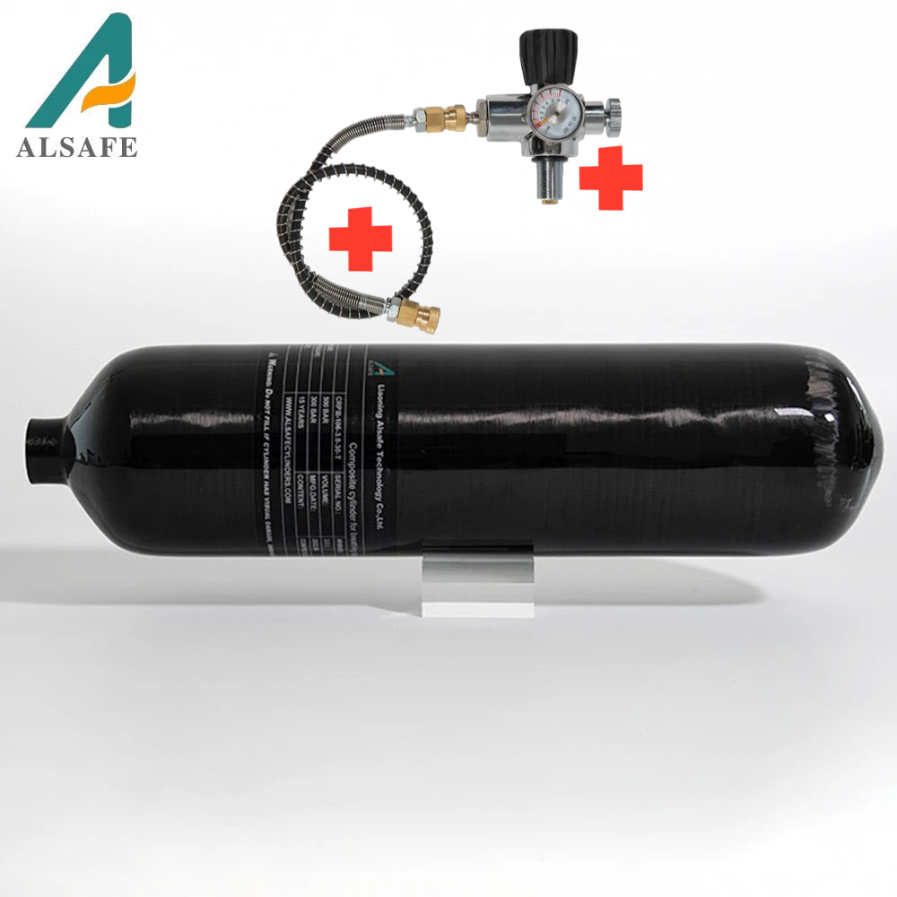 Alsafe 3l carbon fiber 300 bar cylinder
