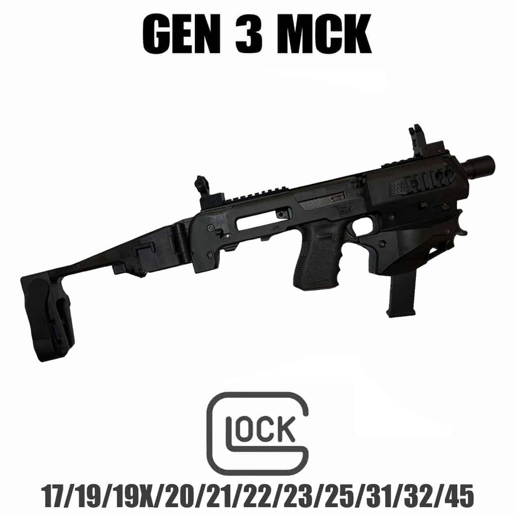 MCK GEN3 GLOCK 17/19/19x/20/21/22/23/25/31/32/45 MICRO CONVERSION KIT |