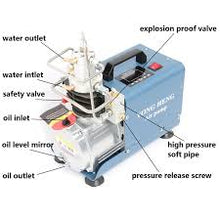 Load image into Gallery viewer, water cooled 220v 310bar compressor yong heng digital
