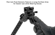 Load image into Gallery viewer, UTG Big Bore Full Stability Bipod, 9"-14" Center Height

